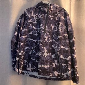 Lululemon Waterproof Hiking Half Zip Pullover, size 14